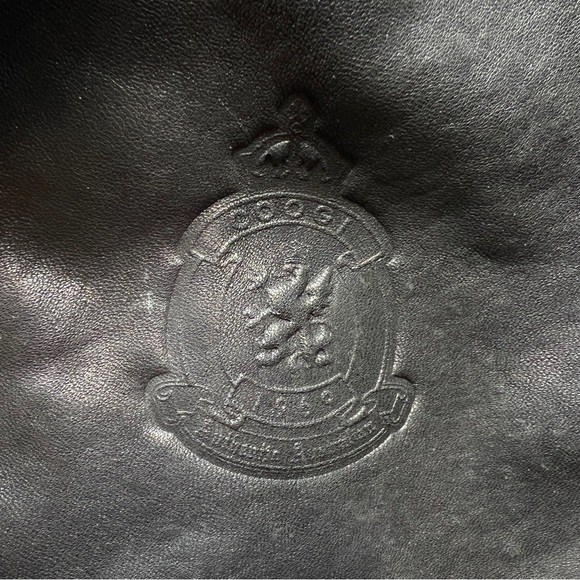 Coogi NWT Limited Edition (026 of 100) Black Leather Weekender Bag. - Picture 7 of 16